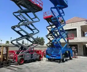 Scissorlift Rental in Saudi Arabia 2026 - Rawafi Name للعمل في الخرج